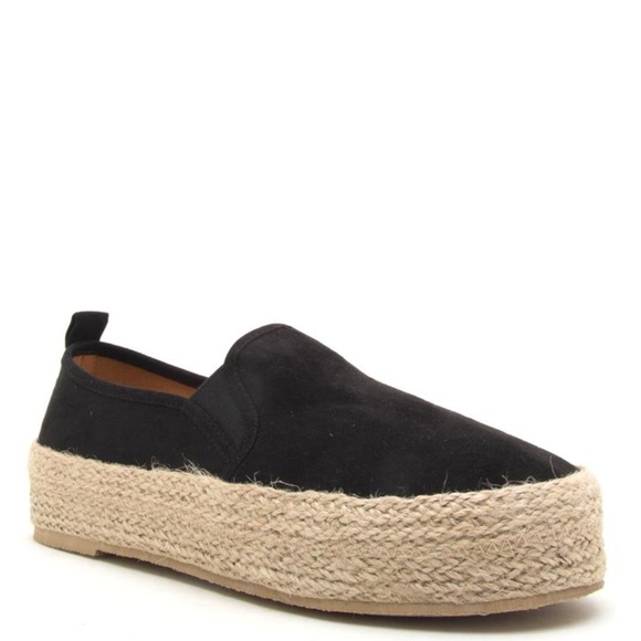 Shoes - Suede Step In Espadrille